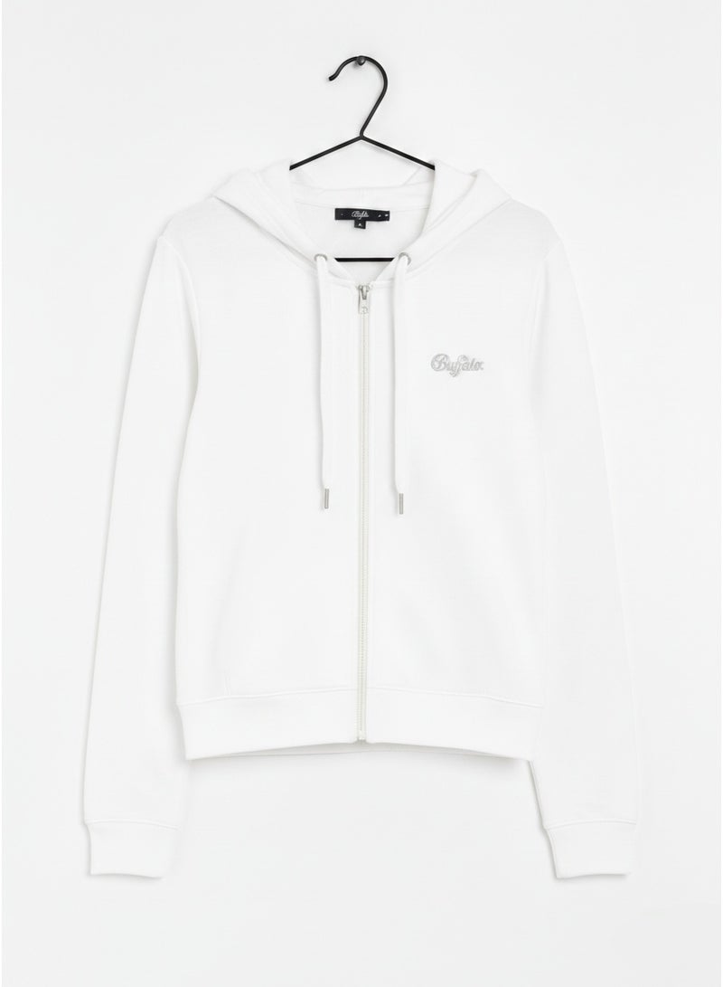 Buffalo Women’s Buffalo Print Zip-Up Hoodie Top – Casual Hooded Sweatshirt for Everyday Wear - Image 2